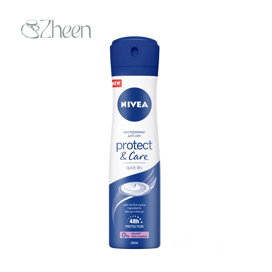 اسپری ضد تعریق زنانه نیوآ NIVEA مدل PROTECT AND CARE